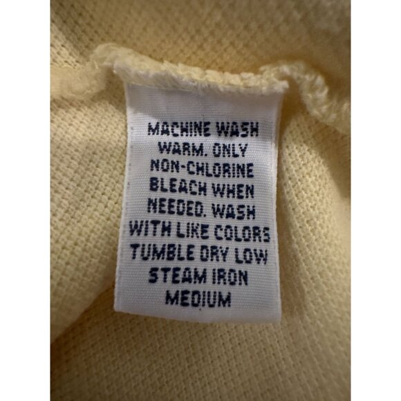 Polo Ralph Lauren Golf Shirt Classic Fit Yellow Short Sleeve Mens 2XLT 2XL Tall - Picture 4 of 5